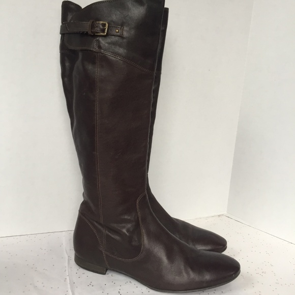 J. Crew Collection Brown Leather Riding Boot - 8M